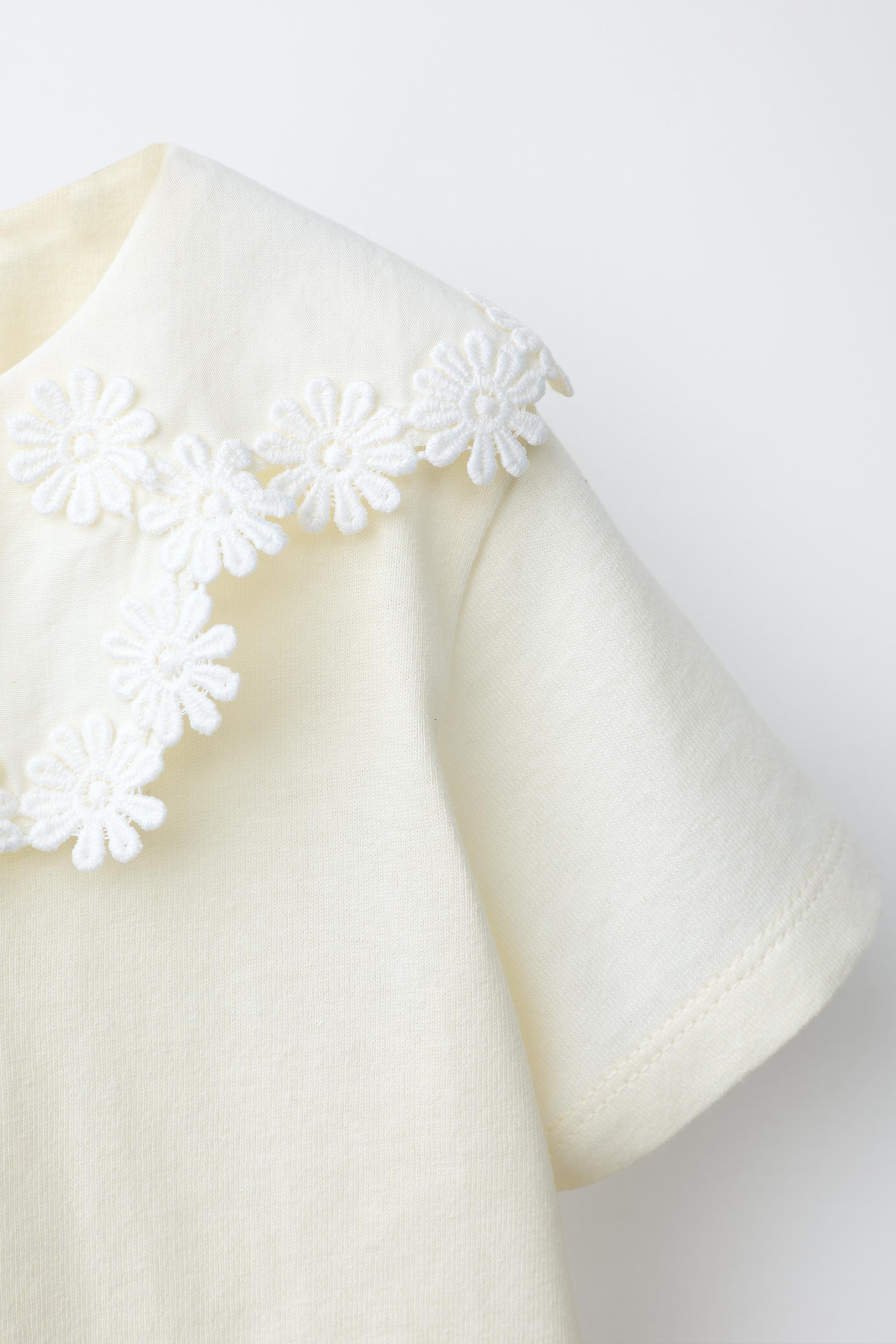DAISY PETER PAN COLLAR T-SHIRT